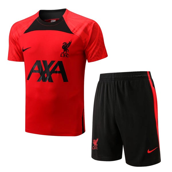 Camiseta Entrenamiento Liverpool Conjunto Completo 2022 2023 Rojo